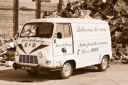 Camionnette Derichebourg des origines